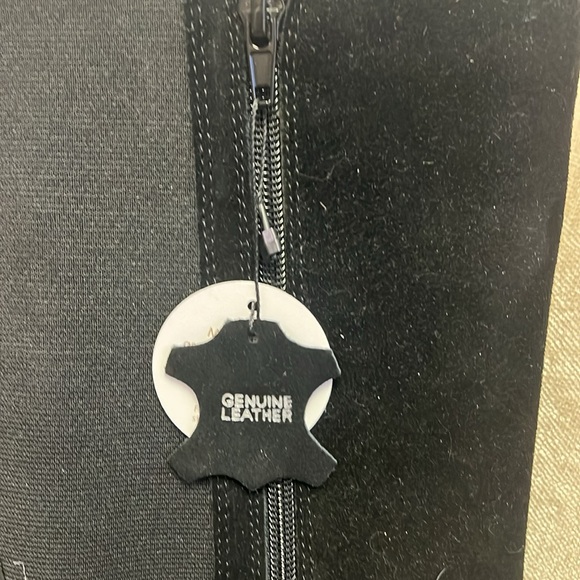 Black Knee-High Boots - Picture 2 of 4